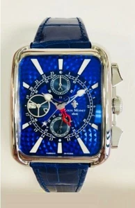 Louis Moinet Twin Tech GMT Limited Edition Rare Blue Color (New! Box & Papers!) - Picture 1 of 4