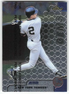 1999 Finest #115 Derek Jeter BASEBALL New York Yankees - Image 1 of 2