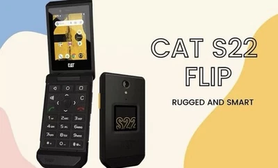 CAT S22 Rugged Flip Cell Phone 16GB IP68 T-mobile GSM Unlocked - Image 1 of 4