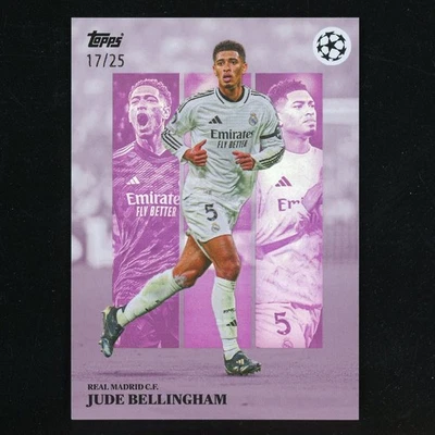 Topps Simplicidad Jude Bellingham UCL 2025 púrpura 17/25 Real Madrid 5V972 Foto 1 de 2