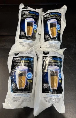 Zero Water 5 Stage Replacement Filters Set of 4 NEW Factory Sealed Bags - Image 1 of 3