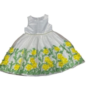 American Prince.Girls white and Grey formal dress size 6 - Picture 1 of 8