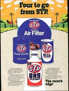 Vintage FOUR to GO FROM STP 1973 Racing Advertisement +FREE Ad! - Picture 1 of 1