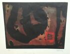 SALVADOR AULESTIA VAZQUEZ HAND SIGNED LIMITED EDITION ABSTRACT LITHOGRAPH 