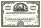 Dewey And Almy Chemical Co. - Stock Certificate - General Stocks