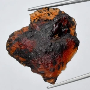 16.63ct 18.2x17mm Rough Natural Medium Reddish Orange Garnet Gemstone, Africa - Bild 1 von 5