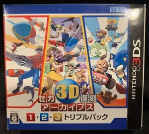 3DS Sega 3D Classics Collection 1 2 3 Triple Pack Archives JP Edit Very Good GP - Picture 1 of 12