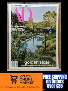 Architectural Digest JULY/AUG 2024 Golden State - Pool Hopping Great Design - Bild 1 von 19