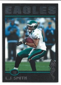 L.J. Smith-Philadelphia Eagles-2004 Topps Black #35 (104/150) - Picture 1 of 2