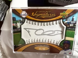 2007 Upper Deck Sweet Spot Signatures Felix Pie /99 - Picture 1 of 4