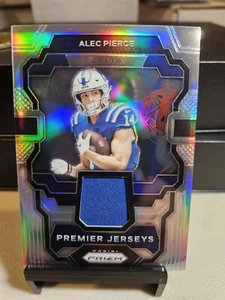 Alec Pierce 2023 Prizm Premier Jerseys Silver Holo Prizm Patch SP Rookie Colts - Picture 1 of 2