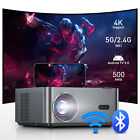 Android Beamer 4K UHD 1080P Autofokus LED Projektor WIFI Bluetooth Home Cinema