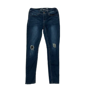 Seven7 Damen Distressed High Rise Ankle Legging Denim Blau Jeans Größe 6 - Bild 1 von 9