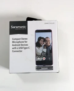 Microphone stéréo compact Saramonic SPMIC510 UC pour appareils Android - Photo 1 sur 7