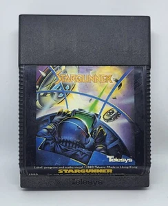 Atari 2600 - 7800 ULTR RARE FUN CLASSIC R7 * STARGUNNER * TELESYS WITH MANUAL ! - Picture 1 of 6