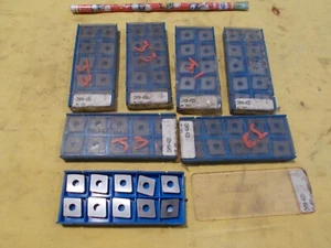 LOTE de 70 INSERTOS DE CARBURO CNMA 433 torno de corte indexable molino herramienta barra perforadora - Imagen 1 de 3