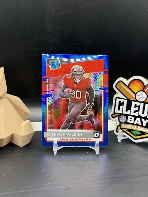 Ke'Shawn Vaughn 2020 Donruss Optic Rated Rookie Blue Hyper (CBR) - Image 1 of 2