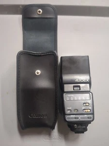 Canon Speedlite 420 EX Mountable Camera Flash With Case Shoe Mount E-TTL - Picture 1 of 11
