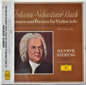 AUDIOPHILE ANALOGPHONIC BACH "Violin Sonaten" SZERYNG 180g #3LP BOX SET SEALED - Picture 1 of 2