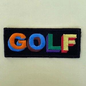 Iron on Patch - Tyler The Creator Golf Logo Embroidered Hip Hop Rap - Picture 1 of 7
