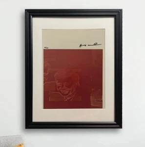 Andy Warhol Hand-Signed Original Print With COA & +$3,500 USD Appraisal Included - Picture 1 of 12