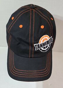 Tannerite Hat Black Cotton Cap Orange Stitching Great Condition WPL 285