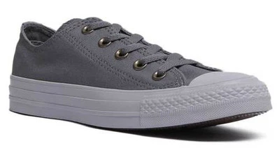 Converse Chuck Taylor Zapatillas De Lona Para Mujer En Gris Talla UK 3 - 8 - Imagen 1 de 4