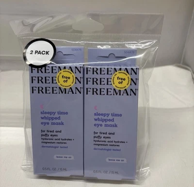 2 BOXES Freeman Sleepy Time Whipped Eye Mask 0.5 oz ea (B60 - Image 1 of 2
