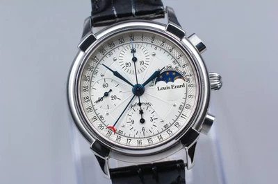 Reloj Hombre Raro [N Como Nuevo] Louis Erard Complicación Valjoux 7760 Fase Lunar 37mm Foto 1 de 4