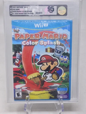 Paper Mario: Color Splash Nintendo Wii VGA 95 Mint Gold UAE - Image 1 of 2