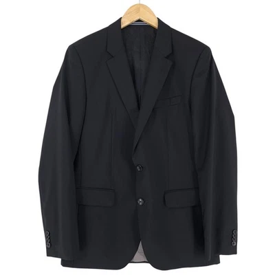 Blazer Tommy Hilfiger De Lana Virgen Negro WG6 Talla EU 48 UK/US 38 - Imagen 1 de 4