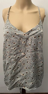 Camiseta sin mangas Anthropologie Floreat - ChrisCross talla pequeña correas ajustables Foto 1 de 4