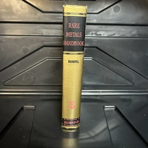 Seltenes Metall Handbuch. Clifford A. Hampel, Hrsg. Reinhold, New York, 1954 gebunden - Bild 1 von 9