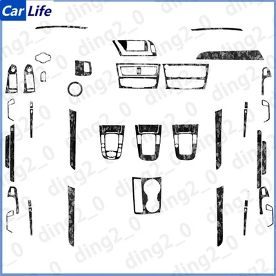 Kits de fibra de carbono forjada 40 peças acabamento interno completo para Audi A4 B8 A5 Q5 2009-17 - Imagem 1 de 4