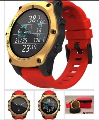 Shearwater Teric 2020 Limited Gold Rot Tauchcomputer Armbanduhr Gebraucht #E-31 - Bild 1 von 4