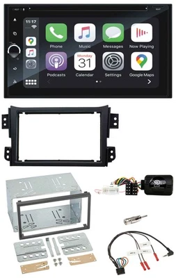 Blaupunkt 2DIN Bluetooth DAB USB DVD Lenkrad Autoradio für Opel Agila B Suzuki S - Bild 1 von 4