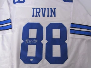 #88 Michael Irvin Autógrafo Dallas Azul/Blanco Cowboys Jersey *GTSM CERTIFICADO DE AUTENTICIDAD* FIRMADO - Imagen 1 de 3