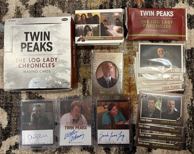 Twin Peak Log Lady Chronicles Complete Base Set Autographs Inserts Box Wrappers - Image 1 of 4