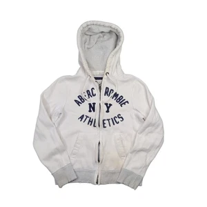 Abercrombie Fitch Hoodie Muscle Fit Heavyweight Jacke Medium DISTRESSED Y2K 🔥 - Bild 1 von 23