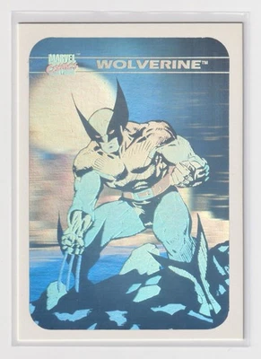 1990 Marvel Universe MH4 Wolverine Hologram Card Impel CLEAN Jim Lee - Image 1 of 2