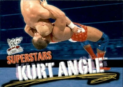 Kurt Angle 2001 Fleer WWF WrestleMania Card #51 - Image 1 of 2