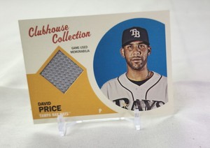 2012 Topps Heritage - Clubhouse Collection Relics #CCR-DPR David Price (MEM)