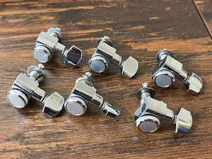 Set 1990s Fender Stratocaster Plus guitar tuners set locking American - Picture 1 of 5