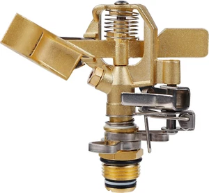1/2 Inch Brass Impact Sprinkler Head Adjustable 0-360° for Yard Lawn Grass NEW - Picture 1 of 11