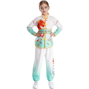 Unisex Kung Fu Long Sleeve Tops With Pants Tracksuits Uniform Clothing Tai Chi - Picture 1 of 89