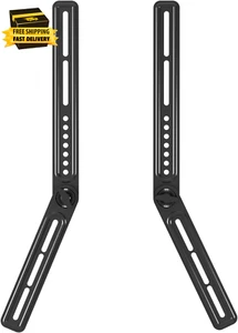 Universal Sound Bar Mounts Fits Most 23 to 65 Inch Tvs Soundbar TV Mount Bracke - Picture 1 of 12