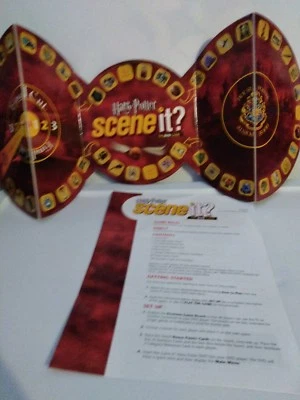 Harry Potter Scene It Game Replacement Pieces Parts Game Board & Instruct. Only  - Image 1 of 4