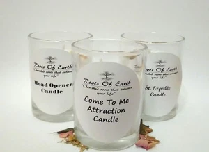 COME TO ME CONJURE CANDLE PASSION WEALTH ATTRACT HOODOO CONJURE ROOTWORK LOVE - Picture 1 of 2