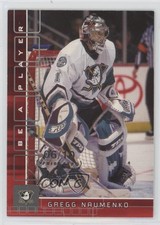 2001-02 ITG Be A Player Memorabilia Ruby Spring Expo /10 Gregg Naumenko #205