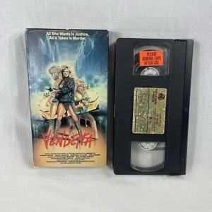 Vendetta (VHS, 1986) Karen Chase, Sandy Martin, Kin Shriner Like Mad Max Cobra - Picture 1 of 10